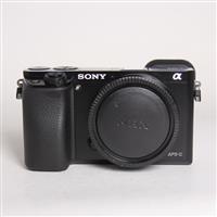 Used Sony a6000 Mirrorless Camera Body Black