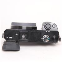 Used Sony a6000 Mirrorless Camera Body Black