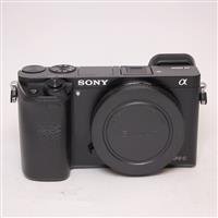Used Sony a6000 Mirrorless Camera Body Black