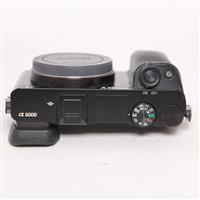 Used Sony a6000 Mirrorless Camera Body Black
