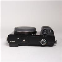 Used Sony a6000 Mirrorless Camera Body Black