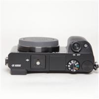 Used Sony a6000 Mirrorless Camera Body Black