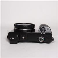 Used Sony a6000 Mirrorless Camera Body Black