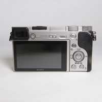 Used Sony a6000 Mirrorless Camera Body Sliver