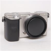 Used Sony a6000 Mirrorless Camera Body Silver