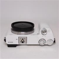 Used Sony a6000 Mirrorless Camera Body Silver