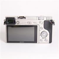 Used Sony a6000 Mirrorless Camera Body Silver