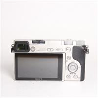 Used Sony a6000 Mirrorless Camera Body Silver