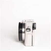 Used Sony a6000 Mirrorless Camera Body Silver
