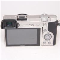 Used Sony a6000 Mirrorless Camera Body Silver