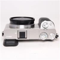 Used Sony a6000 Mirrorless Camera Body Silver