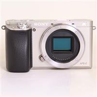 Used Sony a6000 Mirrorless Camera Body Silver