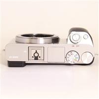 Used Sony a6000 Mirrorless Camera Body Silver