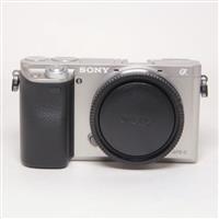 Used Sony a6000 Mirrorless Camera Body Silver