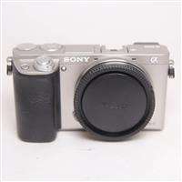 Used Sony a6000 Mirrorless Camera Body Silver