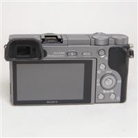 Used Sony a6000 Mirrorless Camera Body Silver
