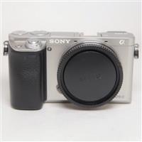 Used Sony a6000 Mirrorless Camera Body Silver
