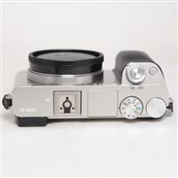 Used Sony a6000 Mirrorless Camera Body Silver