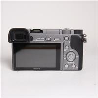 Used Sony a6000 Mirrorless Camera Body Silver