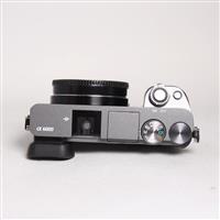 Used Sony a6000 Mirrorless Camera Body Silver