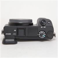 Used Sony a6400 Mirrorless Camera Body Black