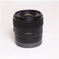 Used Sony E 11mm f1.8 E-mount Lens