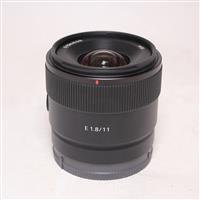 Used Sony E 11mm f1.8 E-mount Lens