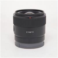 Used Sony E 11mm f1.8 E-mount Lens