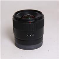 Used Sony E 11mm f1.8 E-mount Lens