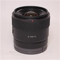 Used Sony E 11mm f1.8 E-mount Lens