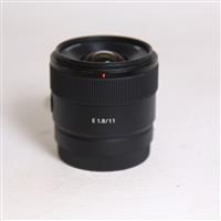 Used Sony E 11mm f1.8 E-mount Lens