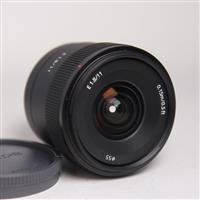 Used Sony E 11mm f1.8 E-mount Lens