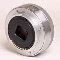 Used Sony E 16mm f/2.8 Wide Angle Pancake Lens Silver