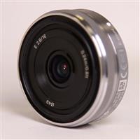 Used Sony E 16mm f/2.8 Wide Angle Pancake Lens