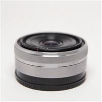 Used Sony E 16mm f/2.8 Wide Angle Pancake Lens