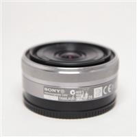 Used Sony E 16mm f/2.8 Wide Angle Pancake Lens