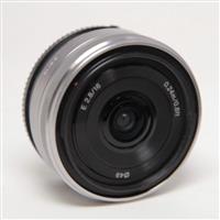 Used Sony E 16mm f/2.8 Wide Angle Pancake Lens
