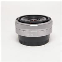 Used Sony E 16mm f/2.8 Wide Angle Pancake Lens