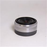 Used Sony E 16mm f/2.8 Wide Angle Pancake Lens