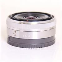 Used Sony E 16mm f/2.8 Wide Angle Pancake Lens