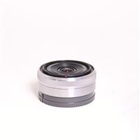 Used Sony E 16mm f/2.8 Wide Angle Pancake Lens