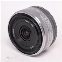 Used Sony E 16mm f/2.8 Wide Angle Pancake Lens