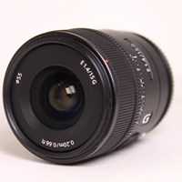 Used Sony E 15mm f1.4 G e-mount Lens