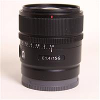 Used Sony E 15mm f1.4 G e-mount Lens