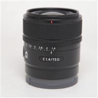 Used Sony E 15mm f1.4 G e-mount Lens