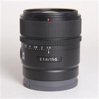 Used Sony E 15mm f1.4 G e-mount Lens