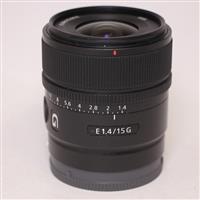 Used Sony E 15mm f1.4 G e-mount Lens
