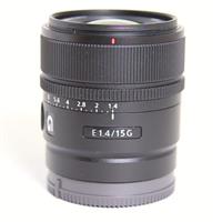 Used Sony E 15mm f1.4 G e-mount Lens