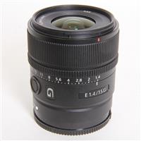 Used Sony E 15mm f1.4 G e-mount Lens