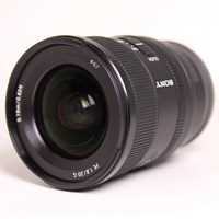 Used Sony FE 20mm f/1.8 G Ultra Wide Angle Prime Lens